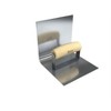 Bon Tool 12-473 Base Tool - Stainless Steel 6-inch X 6-inch - 3/4-inch Radius 6-inch Lip Wood Handle - 2 of 2
