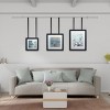 Lavish Home Curtain Rod- Decorative End Cap Style Finials & Hardware- For Home Decor in Bedroom, Living Room & Kitchen, 48-84-Inch - 3 of 4