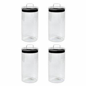 Sharp Chef Glass Airtight Storage Jar with Glass Lid, Glass Food Storage Jars, 51 oz / 1.5 L /  6 cups - 1 of 3
