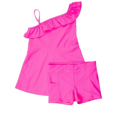 RuffleButts Girls Active Tennis Dress and Bike Short Set