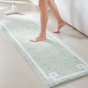 KWPZQEB Bathroom Rugs Mat, Extra Soft Cotton Tufted Bath Rugs, Latex Backing, Bath Mats for Bathroom Floor, Tub and Shower - 1 of 4