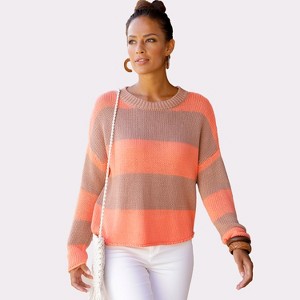 Women's Round Neckline Sweater - LASCANA - 1 of 4