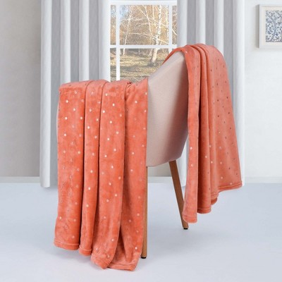 Fleece Plush Throw Blanket Medium Weight Fluffy Soft Decorative Bedding by Blue Nile Mills