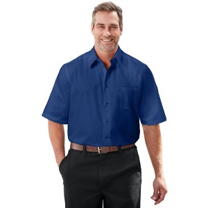 KingSize Tall Wrinkle-Free Short-Sleeve Dress Shirt - 1 of 4
