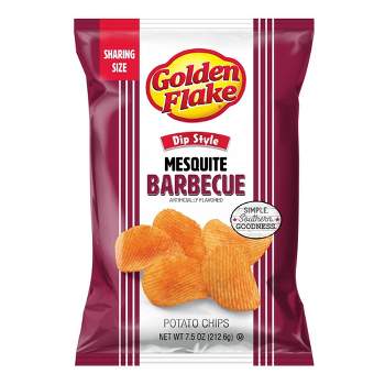 Golden Flake Mesquite BBQ Chips - 7.5oz