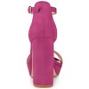 Allegra K Women's Open Toe Ankle Strap Platform Chunky Heels Sandals - 3 of 4