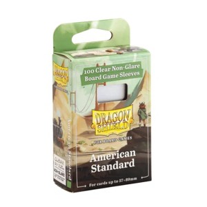 Arcane Tinmen Dragon Shield: Board Game Sleeves: Clear Non-Glare: American Standard - 1 Pack - 1 of 2