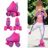 Crazy Skates Adjustable Rocket Roller Skates For Girls And Boys - Great Beginner Kids Quad Skates - 3 of 4