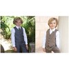 Marquis Boy's Long Sleeve Button Down Regular Fit Dress Shirt - 3 of 3