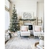 SKONYON 7ft Fir Artificial Christmas Tree with 700 Branch Tips for Home Holiday Decor, Green - 3 of 4