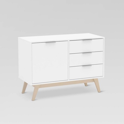 Polifurniture Compact Kitchen Storage Cabinet, White