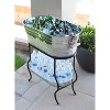 BirdRock Home 35G Stainless Steel Beverage Tub with Stand - Oval - 3 of 4