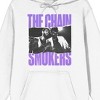 The Chainsmokers Alex Pall and Drew Taggart Adult White Hoodie - 2 of 3