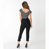 Unique Vintage Women's High Waist Rachelle Capri Pants Black - 3 of 4