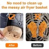 Maison Products Air Fryer Paper Liners – 100-Pack Round Disposable Parchment Sheets for Easy, Non-Stick, Mess-Free Cooking - 4 of 4