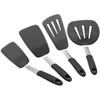 LunaLulinlk Set of 4 Silicone Spatula Turners Heat Resistance Silicone Cooking Spatulas Cooking Utensils - 4 of 4