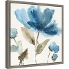 Amanti Art Blue Morning II (Flower) by Asia Jensen Canvas Wall Art Print Framed 16 x 16-in. - 3 of 4