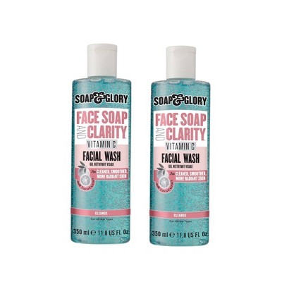 Soap & Glory Face Soap & Clarity Vitamin C Facial Wash - 2ct/11.8 fl oz
