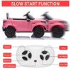 Jojoka 12V Kids Ride On Toys with Remote Control, Dual Drive Battery Powered Electric Car with Music, Lights, Safety Belt for Boys Girls - 3 of 4