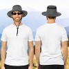 SUN Cube Sun Hat For Men, Women Wide Brim Safari Hat, Hiking Hat UV Sun Protection, Bucket Boonie Hat - 2 of 4