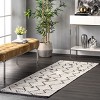 Nuloom Mari Moroccan 2x8 Runner Shag Indoor Area Rug for Living Room Bedroom Dining Room Nursery Entryway Hallway Kitchen, Beige/Ivory - 2 of 4