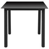vidaXL 3 Piece Patio Dining Set Black and Brown - 4 of 4