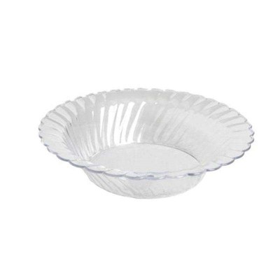 Smarty Had A Party 14 oz. Clear Wave Plastic Soup Bowls (120 Bowls)