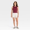 Girls' High Neck Ribbed Tank Top - art class™ - 3 of 3