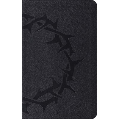 Thinline Bible-ESV-Crown Design - (Leather Bound)