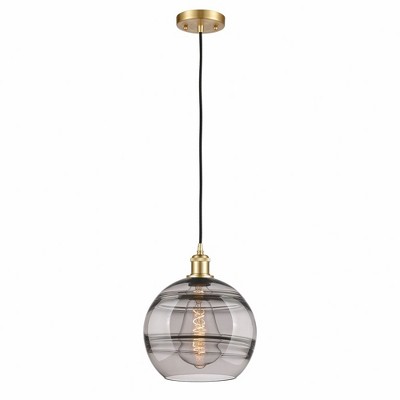 Rochester - 1 Light Cord Hung Mini Pendant In Industrial Style-11.63 Inches Tall and 10 Inches Wide