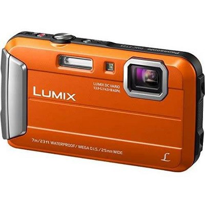 Panasonic Lumix TS25 16MP Waterproof Digital Camera with 4x Optical Zoom - Orange
