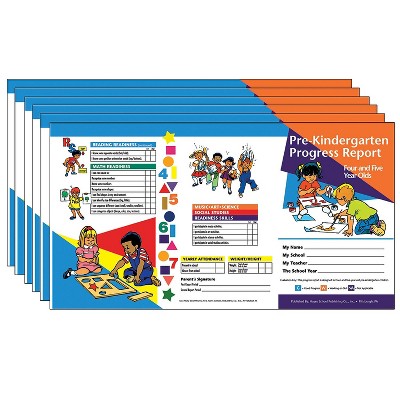 Hayes Publishing Pre-Kindergarten Progress Report (4 and 5 year olds) 10 Per Pack 6 Packs