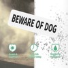 Unique Bargains Indoor Outdoor Yard Home Acrylic Self-adhesive Durable Beware of Dog Sign 3x9 Inch - 4 of 4