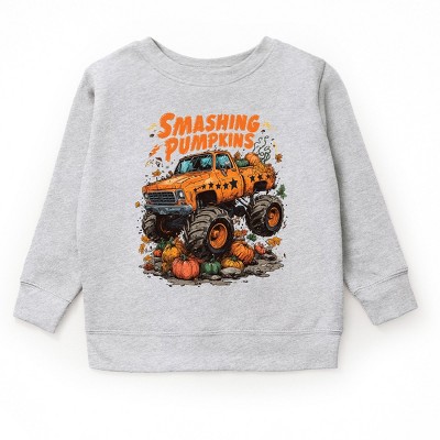 Smashing Pumpkins Monster Truck Grunge - Kids Toddler Graphic Sweatshirt and Kids Youth Graphic Sweatshirt