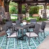 Christopher Knight Home Westley Outdoor Wicker 7 Piece Dining Set with Cushion - 2 of 4