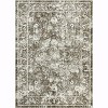 Vintage Floral Washable Area Rug - Non-Slip Thin Indoor Carpet with Distressed Print for Living Room, Bedroom & Dining Room - 2 of 4