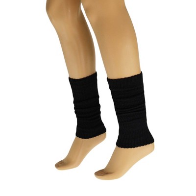 Retro-Inspired Cotton Leg Warmers for Women Soft, Stretchy, 20” Long Knit Warmers 1 Pair