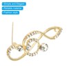 Unique Bargains Metal Decorative Brooch Clip Clasp Pin for Women Sweaters Dress 2 Pcs - 3 of 4