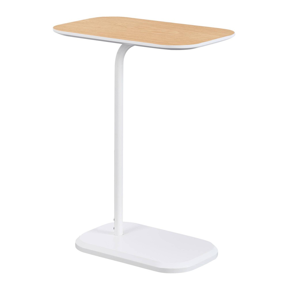 Breighton Home Oslo C End Table Light Oak/White