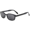 The Original KD's Biker Shades Sunglasses By PCSUN Black Frames +1.75 Magnification Smoke Lenses - 3 of 4