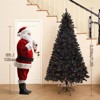 GOTGELIF Pre-Lit Stunning Holiday Tree Black 7.5Ft Christmas Tree with Twinkling Lights Xmas Decoration - 3 of 4