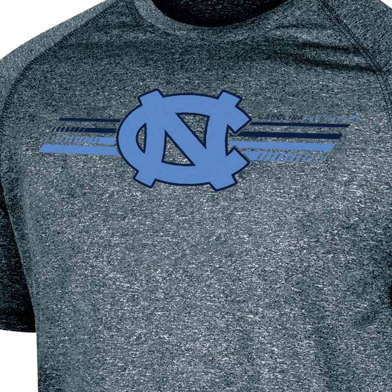 NCAA North Carolina Tar Heels Men&#39;s Gray Poly T-Shirt, 3 of 4