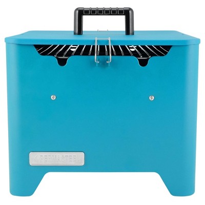 Permasteel Square Portable Charcoal Grill PG-40C10-TL - Teal