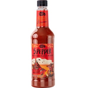Master of Mixes Bloody Mary 5 Pepper Mix - Ready to Use - 1 Liter Bottle (33.8 FlOz) - Mixer Perfect for Bartenders and Mixologists - 1 of 4