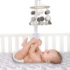 Lambs & Ivy Signature Pom Pom Musical Baby Crib Mobile - White/Gray - 3 of 4