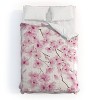 Deny Designs Melly Terpening Cherry Blossom In White Queen/Full Comforter and Sham Set (2-3pc Set) - 2 of 4
