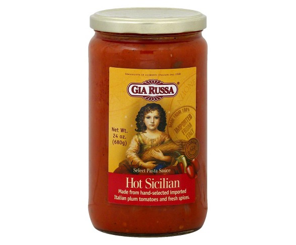 Gia Russa Hot Sicilian Pasta Sauce 24 oz
