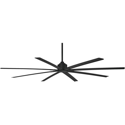 84" Minka Aire Modern Indoor Outdoor Ceiling Fan with Remote Control Coal Iron Wet Rated for Patio Exterior House Home Porch Barn