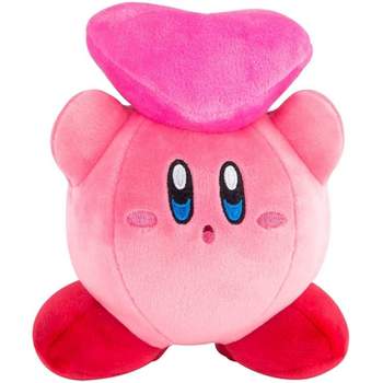 Club Mocchi Mocchi Nintendo Junior 6" Plush - Kirby with Friend Heart