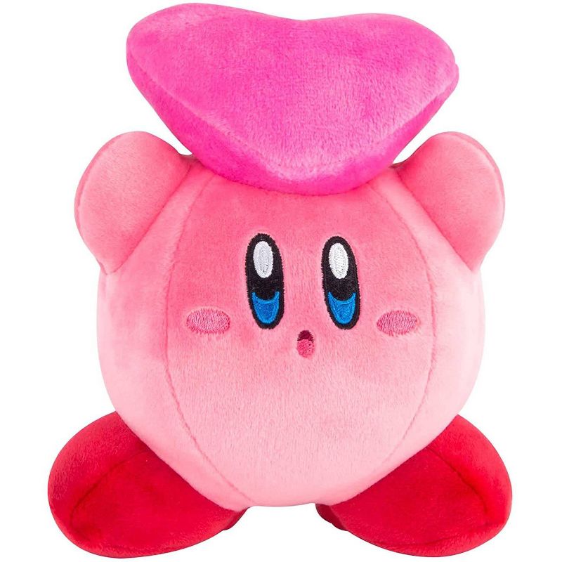 Club Mocchi Mocchi Nintendo Junior 6&#34; Plush - Kirby with Friend Heart, 1 of 4